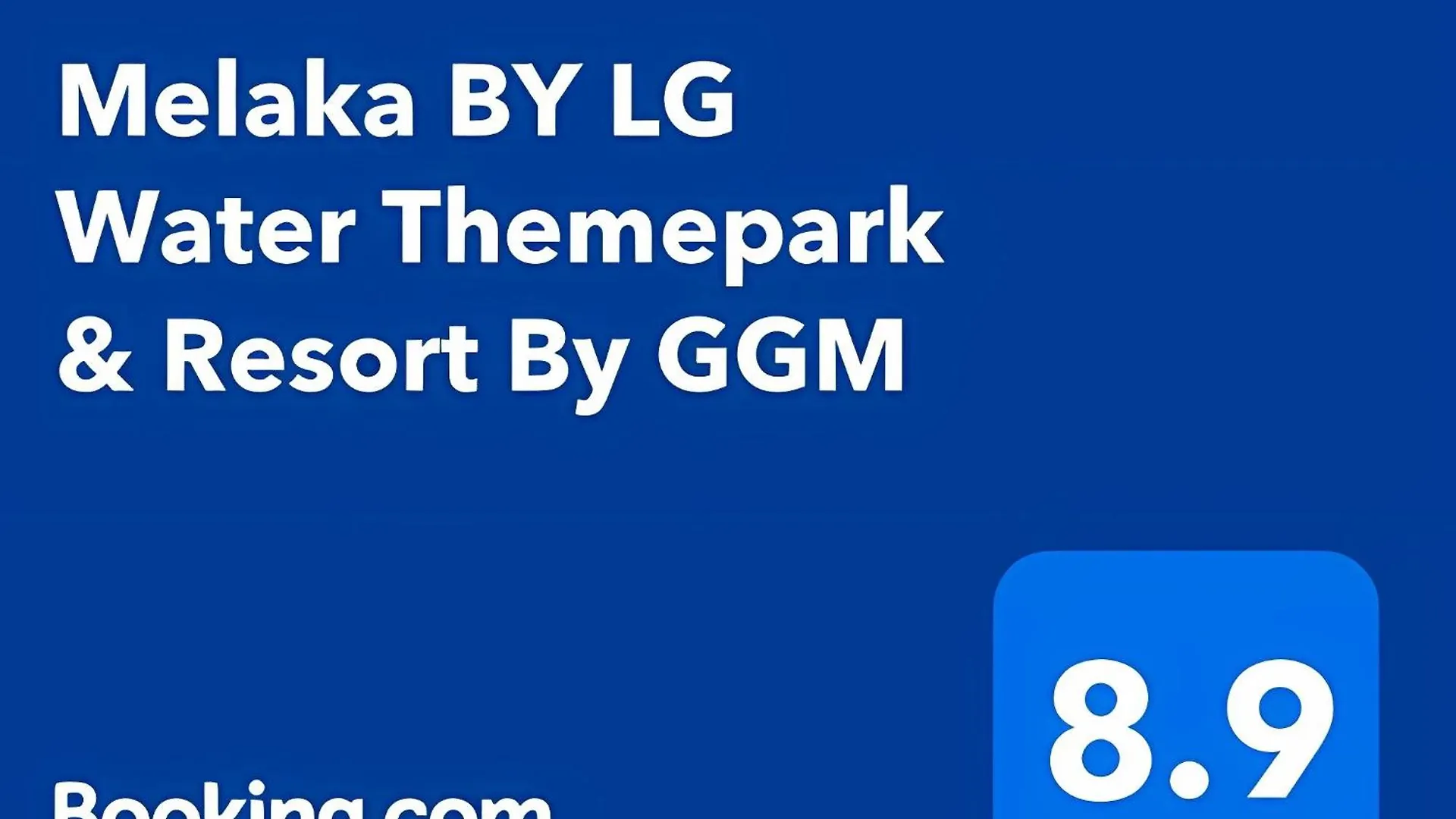 Melaka By Lg Water Themepark & Resort Melaka By Ggm Malacca